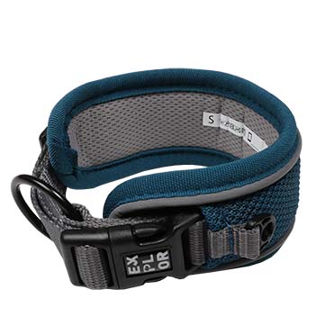 Ultimate Fit Control halsband Classic [petrol blauw (Blauw)]