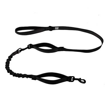 Ultimate Fit 2in1 leash Safety [silver reflective (Gray)]