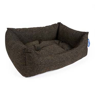 Bed rectangular King brown [brown (Brown)]