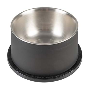 Dinner set no-spill rubber [black (Black)]