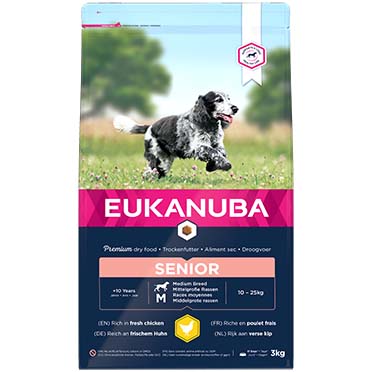 Euk dog caring senior medium breed