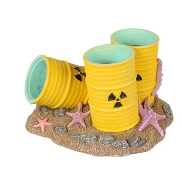 Radioactive barrels with octopus [multicolored (Multi)]