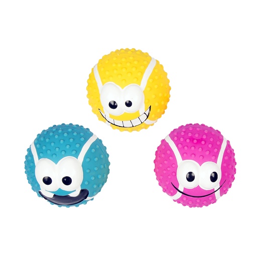 Latex Smiling Tennis Ball [gemischte farben (Multi)]
