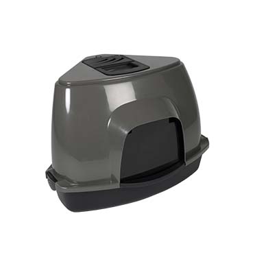 Toilette pour chat Prism [transparent/noir (Transparent)]