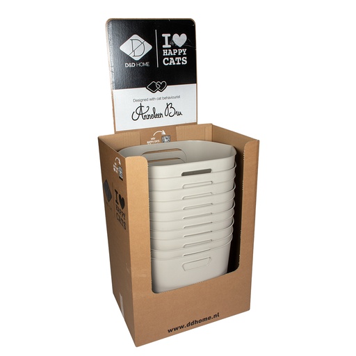 [441/484135] DEAN - Offene recyceltes Katzentoilette [grau (Grau)]
