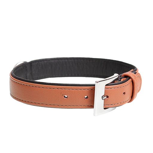 [5001142] Popular cuir collier [cognac (Marron)]