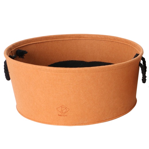 Felt cat bed handle [orange (Orange)]