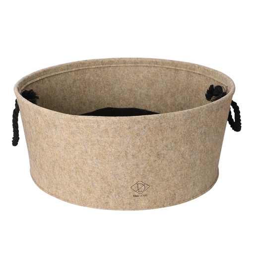 Felt cat bed handle [beige (Brown)]