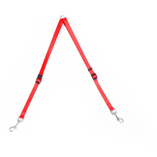 [0111000026] Nylon Coupleur Laisse [rouge (Rouge)]