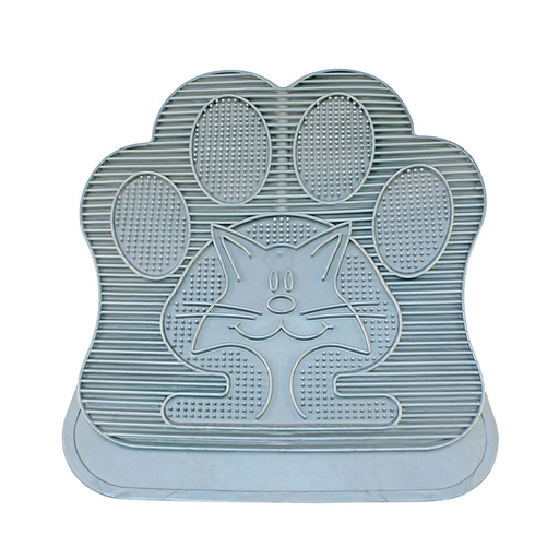 [100120] Tapis pour littiere caoutchouc [gris (Gris)]