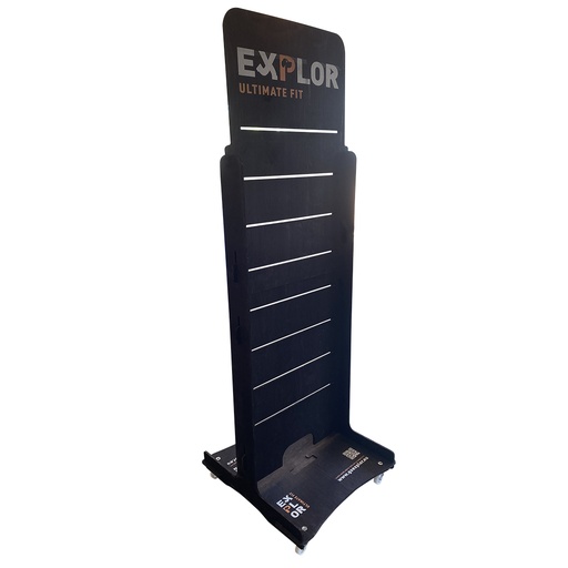 [A786] Wooden display empty Explor (without hooks)