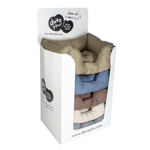 [15079] Bed rectangular Textura ECO [mixed colors (Multi)]