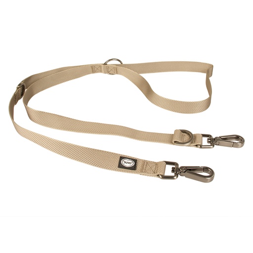 [10963] EXPLOR North Duo leash nylon [taupe (Brown)]