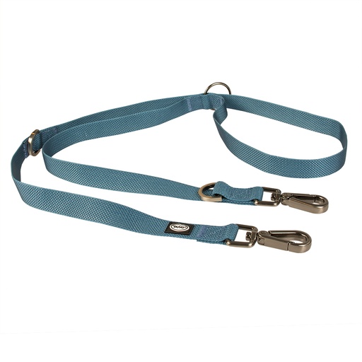 [10976] EXPLOR North Duo leash nylon [petrol (Blue)]