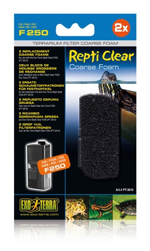 [33/PT3618] EX Repti Clear F250 Ersatz Schaumstoff