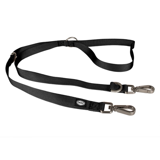 [11004] EXPLOR North Duo leash nylon [black (Black)]