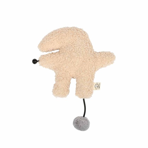 [409/483466] Coussin de frappe Bix avec feuille craquelée [beige (Marron)]