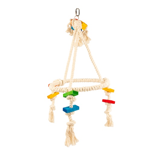 [11149] Bunte Pyramide Mit Würfeln Und Seil [gemischte farben (Multi)]