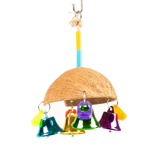[11150] Colourful Coco Umbrella With Bells [mixed colors (Multi)]