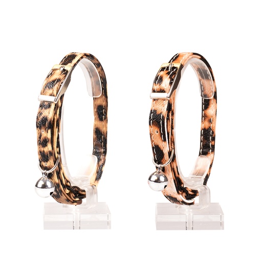 [11162] Cat collar leopard [leopard print (Multi)]