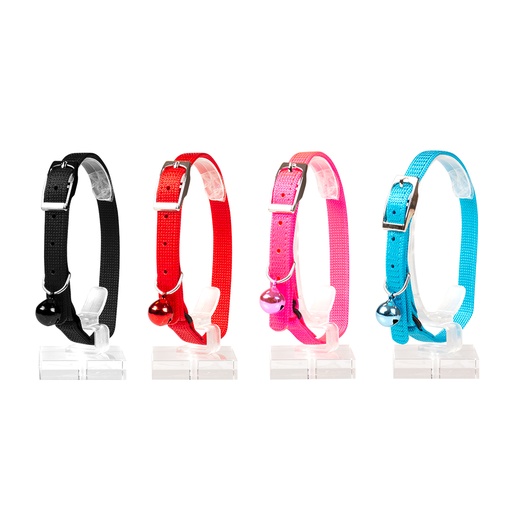 [11196] Cat collar uni 2 nylon [mixed colors (Multi)]