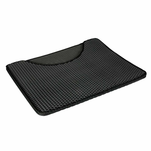 [15528] Cat litter mat Swift cutout [black (Black)]