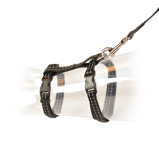 [11203] Cat walking set reflective uni [black (Black)]