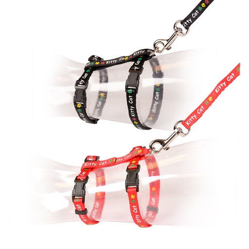 [11214] Cat walking set kitty cat [mixed colors (Multi)]