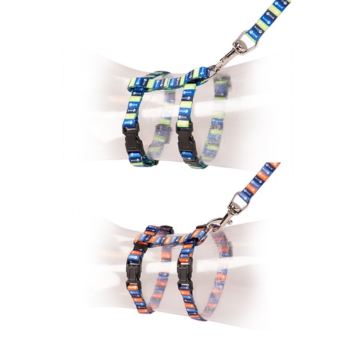 [11216] Cat walking set fish bones [mixed colors (Multi)]