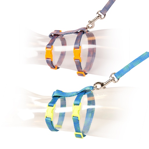 [11223] Cat walking set retro dots [mixed colors (Multi)]