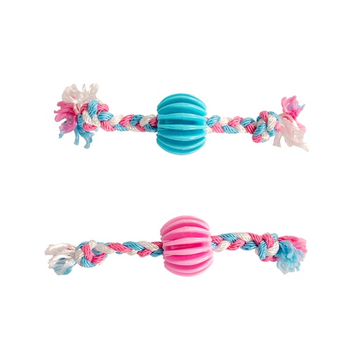 [11430] Puppy TPR Snack Ball Mit Nylon [gemischte farben (Multi)]