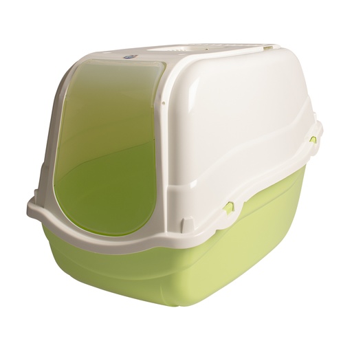 [11631] Kattentoilet Basil Met Filter [groen/wit (Groen)]