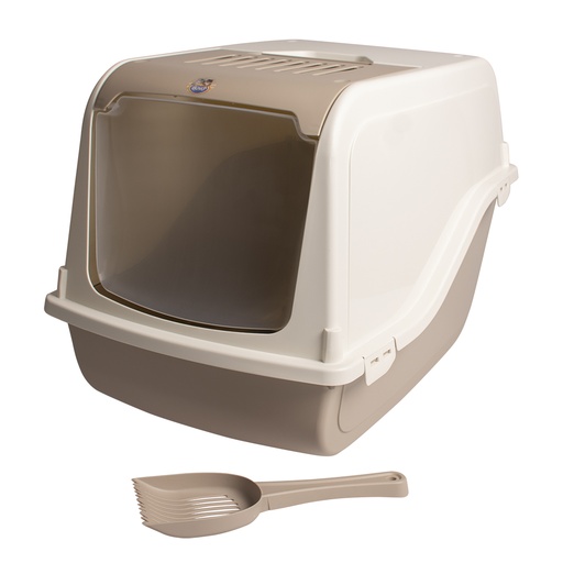 [11632] Kattentoilet Sybil met filter en schepje [mocaccino (Bruin)]