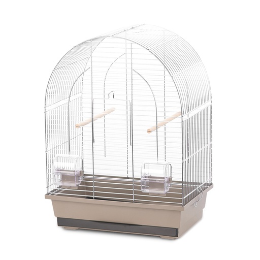 [11679] Cage pour oiseaux natural lusi 1 [mocaccino (Marron)]