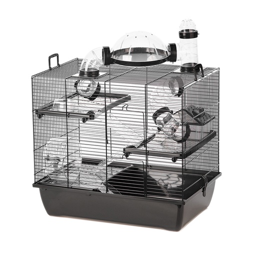 [11693] Nagerkäfig Black Rufus [schwarz/schwarz (Schwarz)]