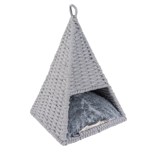 [11818] OYSTER TIPI IM BAUMWOLLSEIL [grau (Grau)]