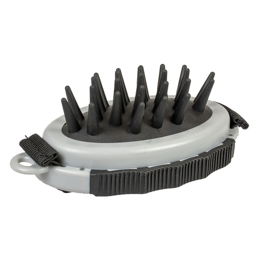 [11963] Rubber bath brush [black/grey (Black)]