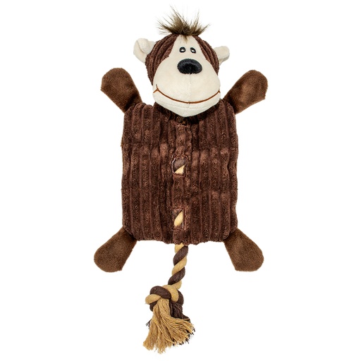 [12041] Zoo friends Mia monkey flat [brown (Brown)]