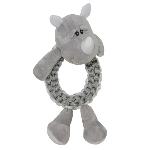 [12043] Zoo friends Regen Nashorn Ring [grau (Grau)]