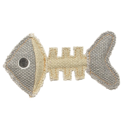 [12051] Canvas fish bone [gray (Gray)]