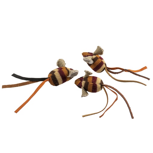 [12056] Knitted mice [brown (Brown)]