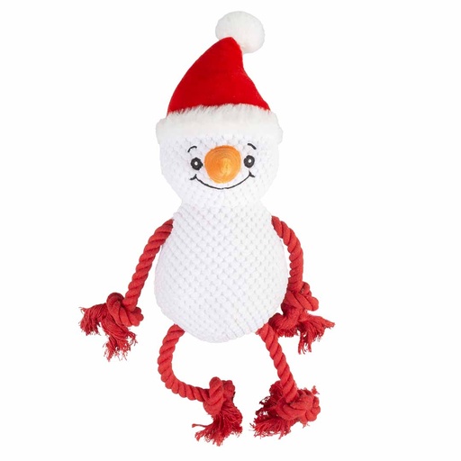 [15623] Xmas Knuffel met touw sneeuwman [meerkleurig (Multi)]