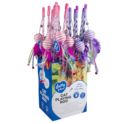 [12059] Playing rod Catchy rope ball mix [mixed colors (Multi)]