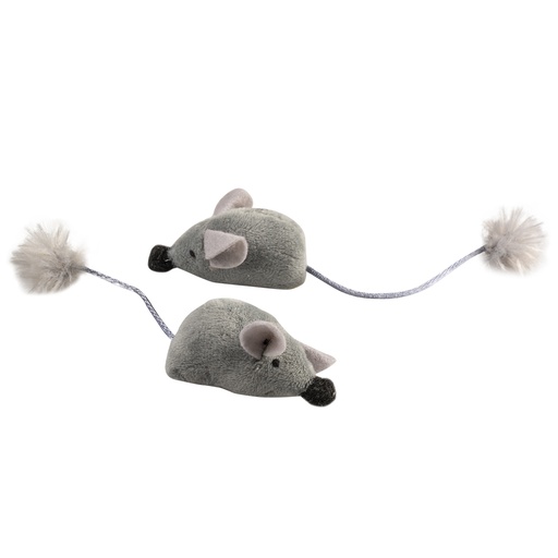 [12082] Cushy souris avec queue drôle [gris (Gris)]