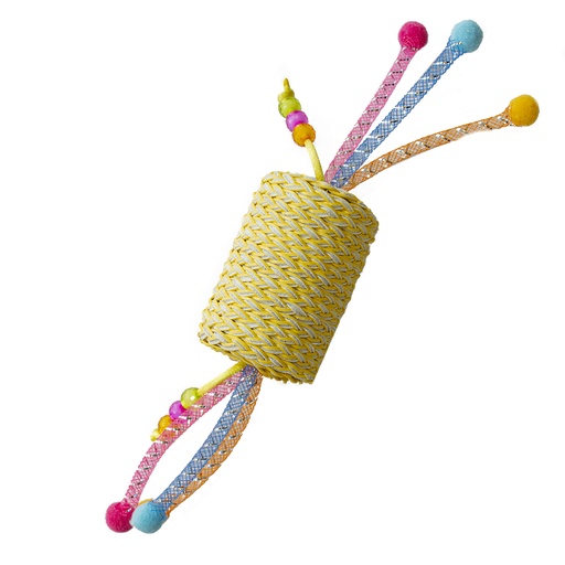 [12092] Jolly yellow roll with ropes [yellow (Yellow)]