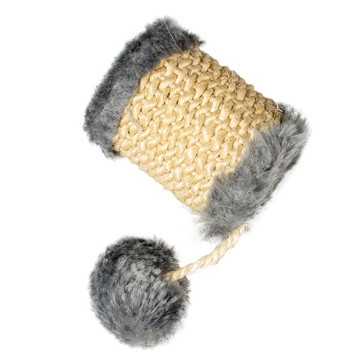 [12102] Cushy sisalvat met bal [grijs (Grijs)]