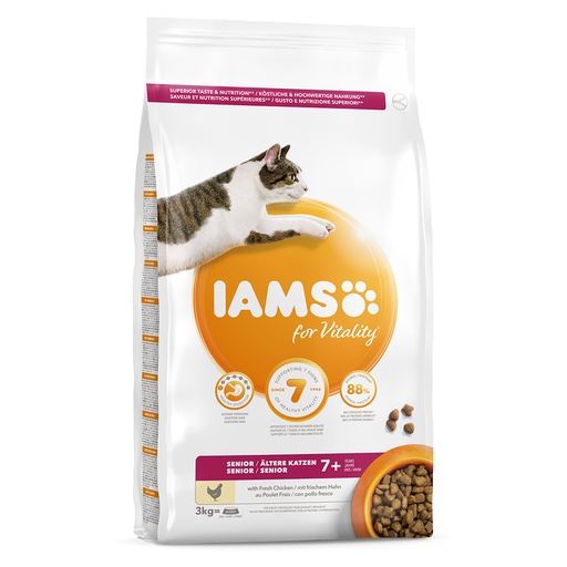 [12254] Iams for vitality cat senior chicken