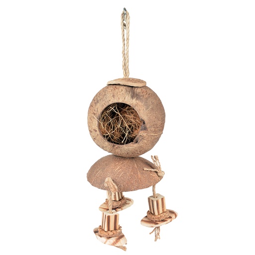 [12412] Coconut Jungle Haus mit Holzklötzen [braun (Braun)]
