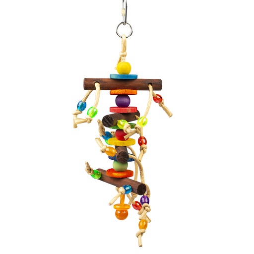 [12414] Pendentif coloré - blocs en bois & jouets [multicolore (Multi)]