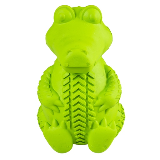 [12561] Rubber sitting crocodile [green (Green)]